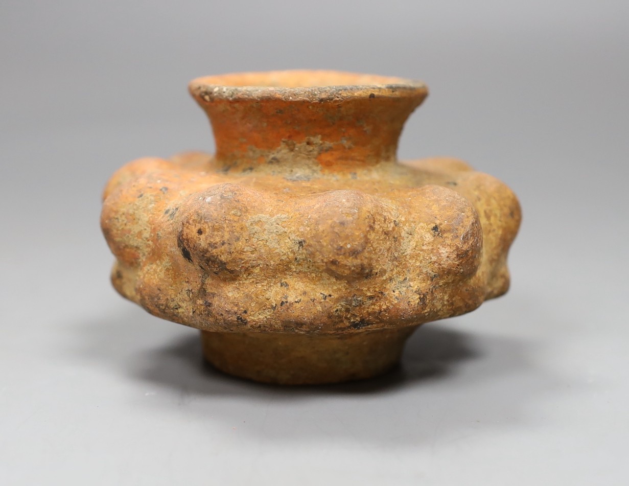 A Chinese neolithic terracotta bowl, 8cms high
